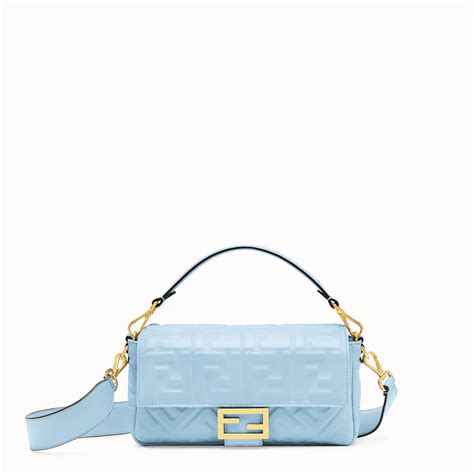 light blue fendi bag|fendi blue baguette.